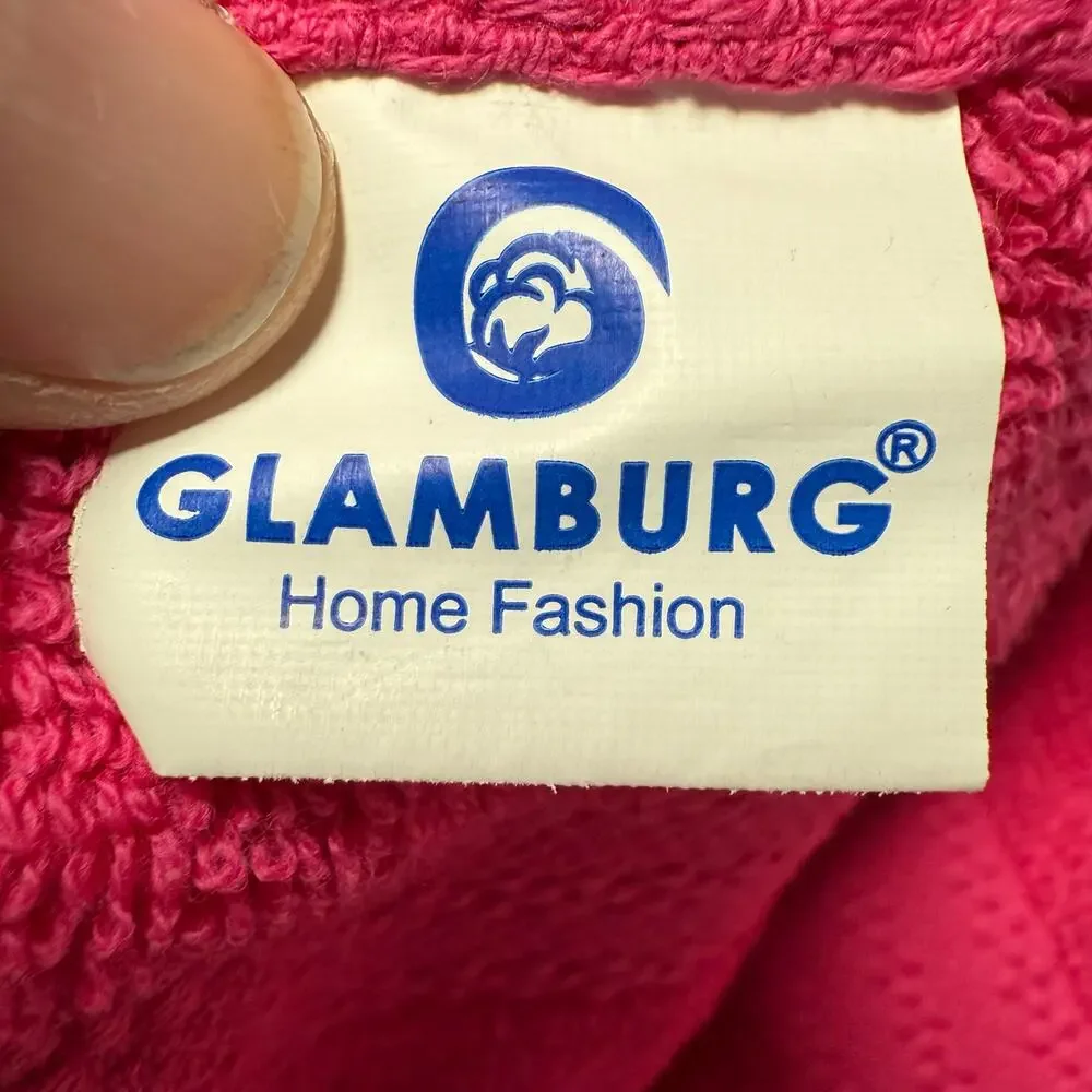 Set of 4 Glamburg Hand Towels Pink 100% Cotton Ultra Soft Made in India